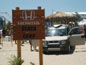 Honda Element in front of our Tiki Hut