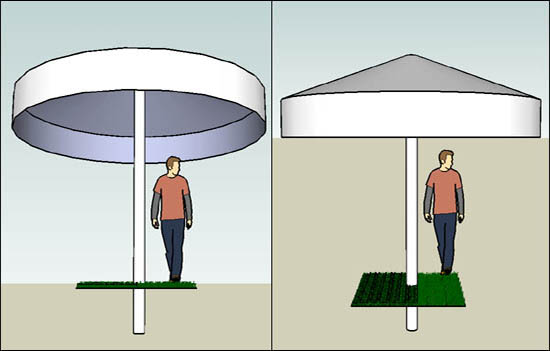 Single Pole Palm Palapa Diagram